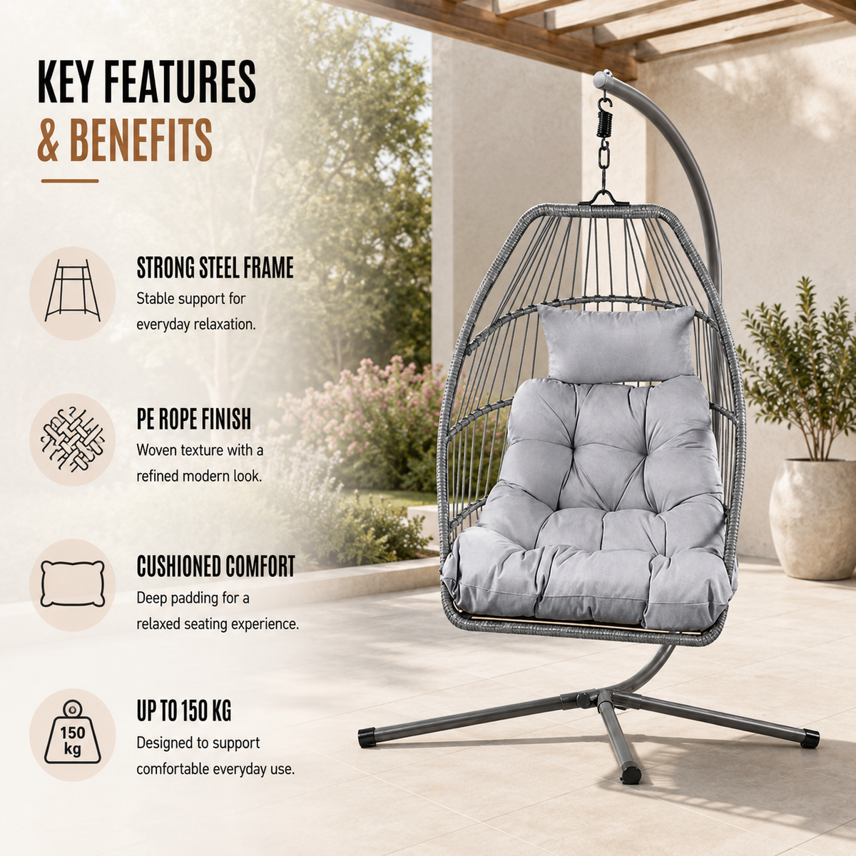Home Republic Miami Egg Chair