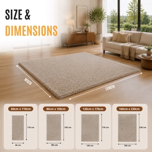 Home Republic Montana Fluffy Rug Long Pile