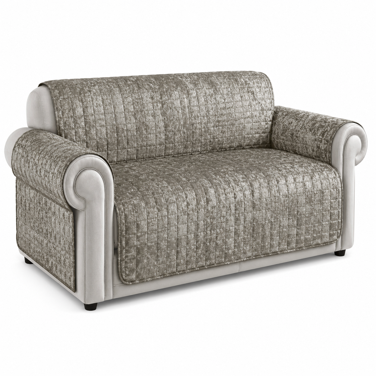 Home Republic Crushed Velvet Sofa Protector