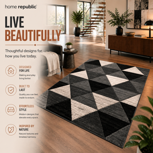 Home Republic Vission Carved Rug Low Pile