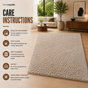 Home Republic Montana Fluffy Rug Long Pile