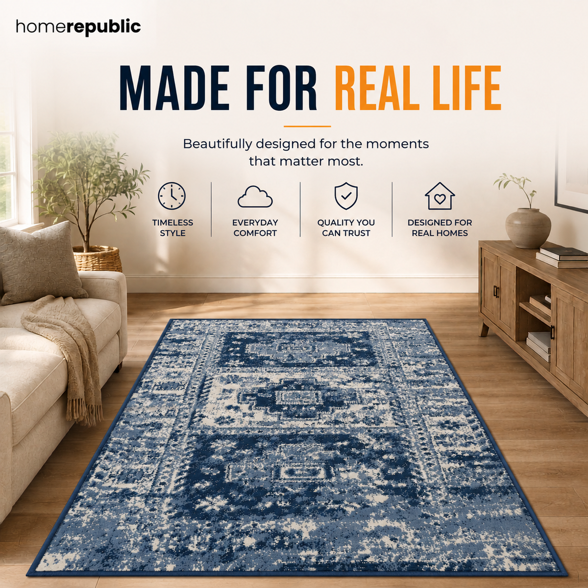 Home Republic Kivek Rug Low Pile