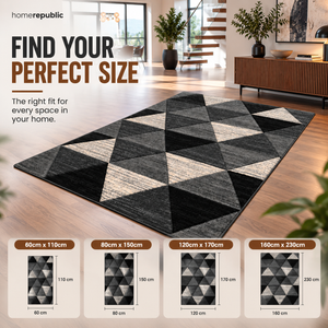 Home Republic Vission Carved Rug Low Pile