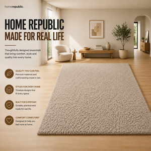 Home Republic Montana Fluffy Rug Long Pile