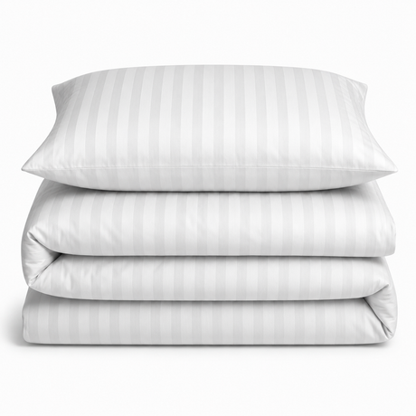 Velosso Hilton Stripe Duvet Cover & Pillowcase Set