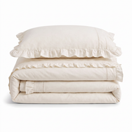 Sweet Dreams Angelica Linen Duvet Cover & Pillowcase Set