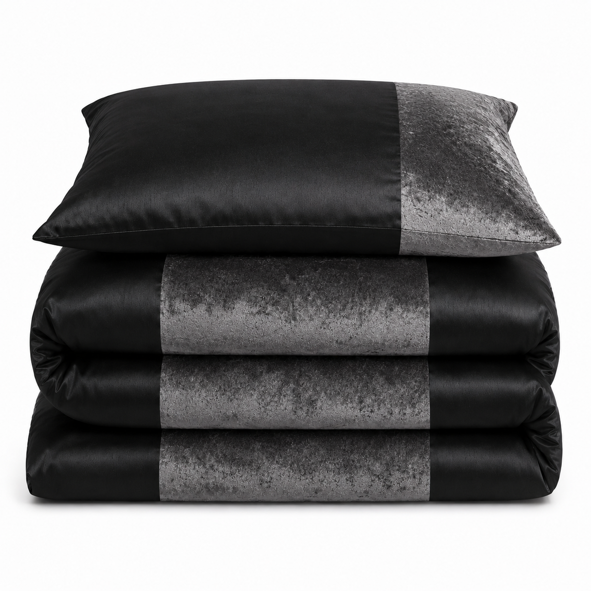 Intimates Crushed Velvet Duvet Cover & Pillowcase Set