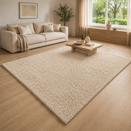 Home Republic Alaska Sponge Back Foldable Rug Long Pile