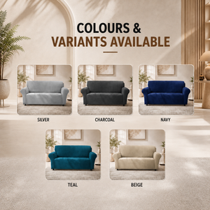 Home Republic Faux Mink Stretch Fitted Sofa Cover