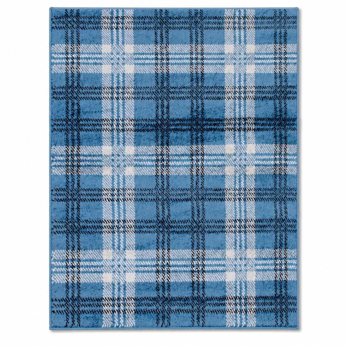 Home Republic Tartan Check Rug Low Pile
