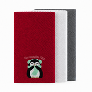 Velosso Penguins 3 Pack Cotton Christmas Embroidered Tea Towels