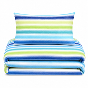 Velosso Multi Stripes Duvet Cover & Pillowcase Set