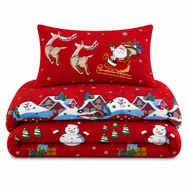 Velosso Santa And Friends Duvet Cover & Pillowcase Set