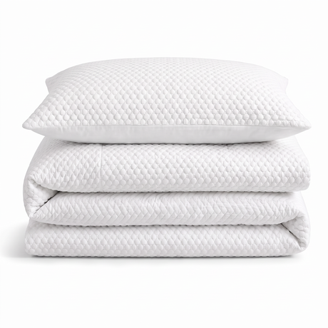 Velosso Paloma Pinsonic Bobble Pattern Duvet Cover and Pillowcase Set
