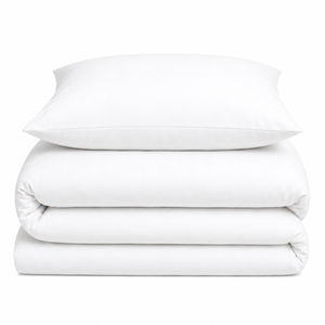 Velosso Plain Dyed Duvet Cover & Pillowcase Set