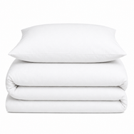 Velosso Plain Dyed Duvet Cover & Pillowcase Set