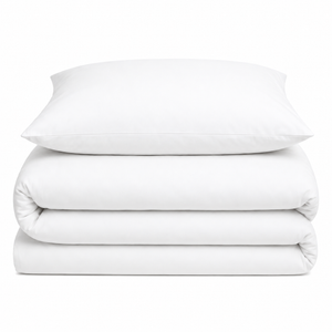 Velosso Plain Dyed Duvet Cover & Pillowcase Set