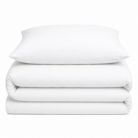 Velosso Plain Dyed Duvet Cover & Pillowcase Set