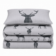 Velosso Stag Reversible Duvet Cover & Pillowcase Set