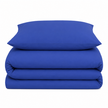 Velosso Plain Dyed Duvet Cover & Pillowcase Set