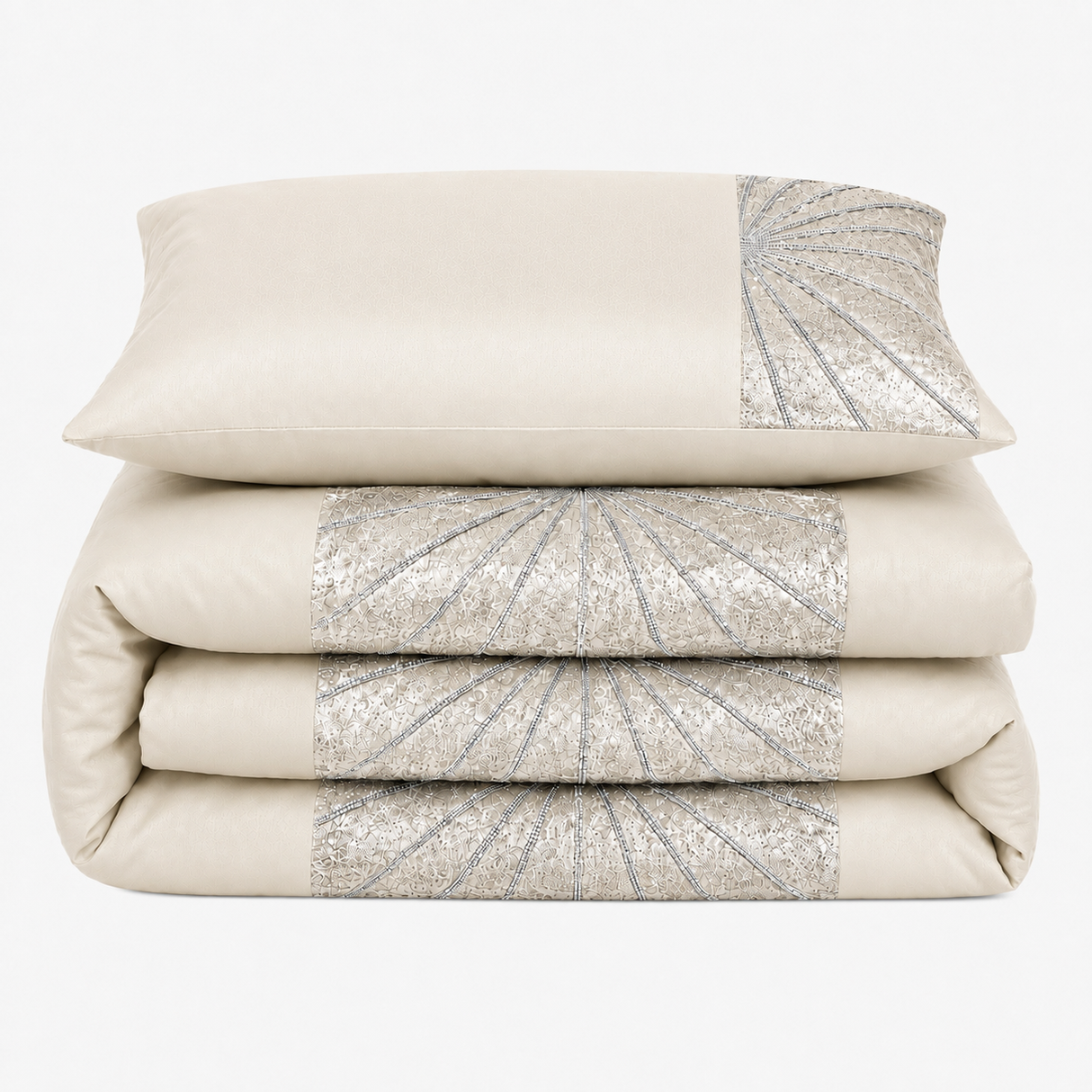 Intimates Diamante Starburst Duvet Cover & Pillowcase Set