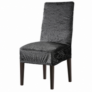 Home Republic Crushed Velvet Stretch Fitted Chair Covers