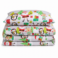 Velosso Xmas Ho Ho Duvet Cover & Pillowcase Set