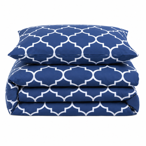 Velosso Lattice Duvet Cover & Pillowcase Set