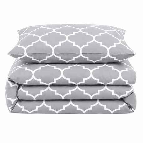 Velosso Lattice Duvet Cover & Pillowcase Set