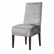 Home Republic Crushed Velvet Stretch Fitted Chair Covers