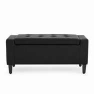 Home Republic Brayden Leather Storage Seat