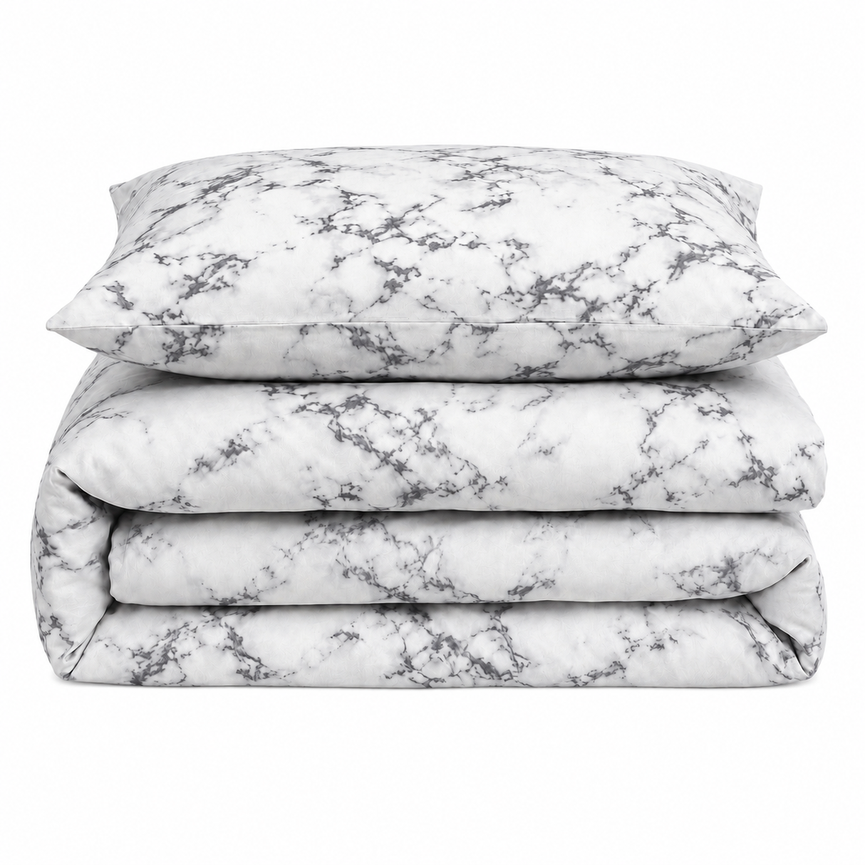 Velosso Marble Duvet Cover & Pillowcase Set