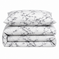 Velosso Marble Duvet Cover & Pillowcase Set