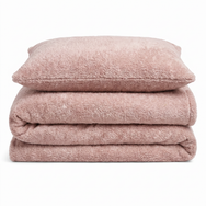 Velosso Teddy Marl Duvet Cover & Pillowcase Set