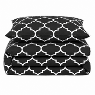 Velosso Lattice Duvet Cover & Pillowcase Set