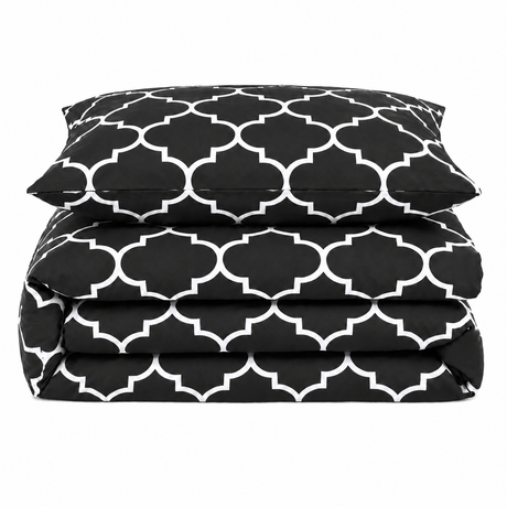 Velosso Lattice Duvet Cover & Pillowcase Set