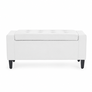 Home Republic Brayden Leather Storage Seat