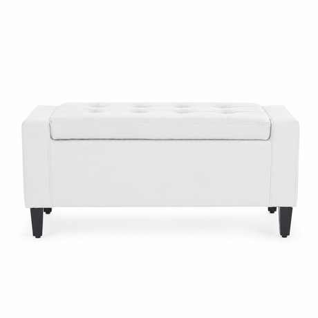 Home Republic Brayden Leather Storage Seat