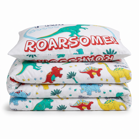 Velosso Dinosaur Duvet Set Duvet Cover & Pillowcase Set