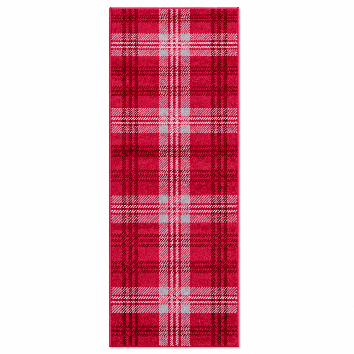 Home Republic Tartan Check Runner Low Pile