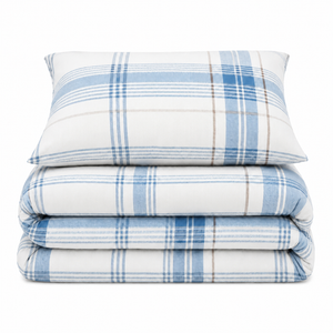 Velosso Burlington Check Duvet Cover & Pillowcase Set
