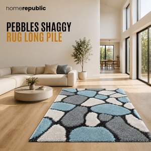 Home Republic Pebbles Shaggy Rug Long Pile