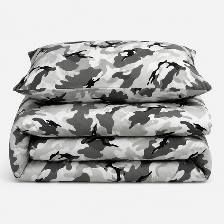Velosso Camouflage Duvet Cover & Pillowcase Set
