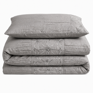 Intimates Marini Crinkle Duvet Cover & Pillowcase Set