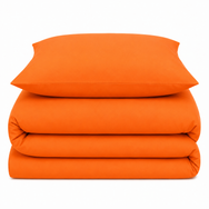 Velosso Plain Dyed Duvet Cover & Pillowcase Set
