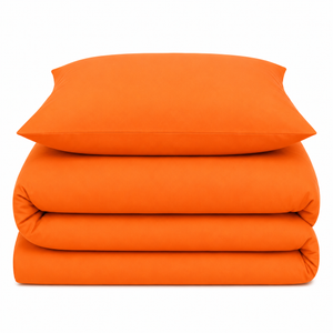 Velosso Plain Dyed Duvet Cover & Pillowcase Set