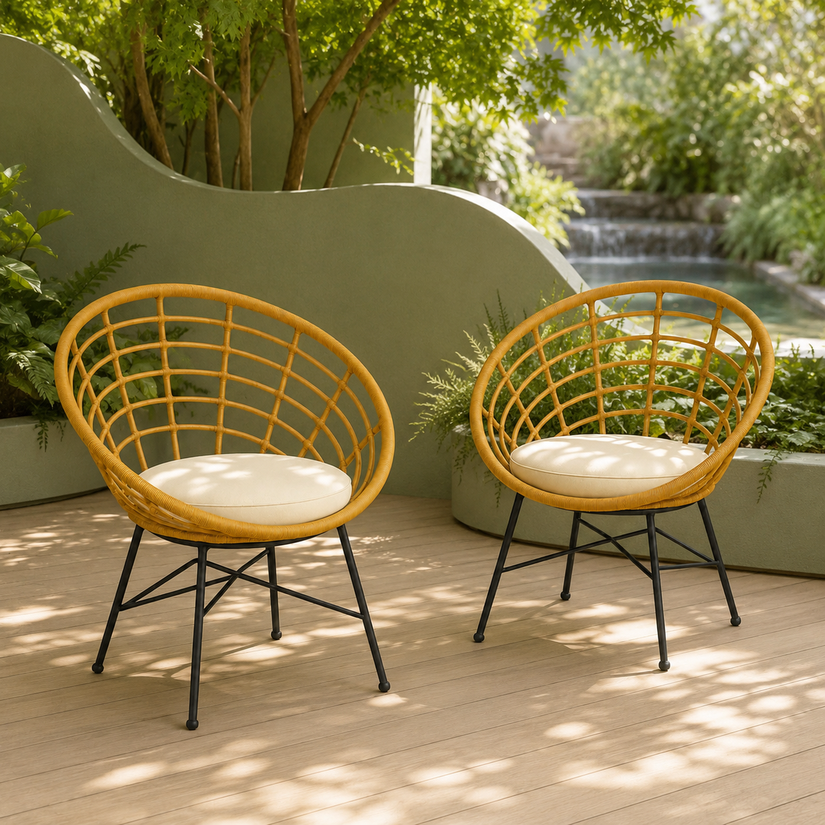 Home Republic Venice Rattan Chair