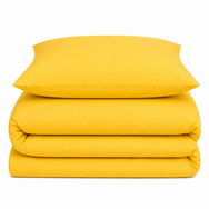 Velosso Plain Dyed Duvet Cover & Pillowcase Set