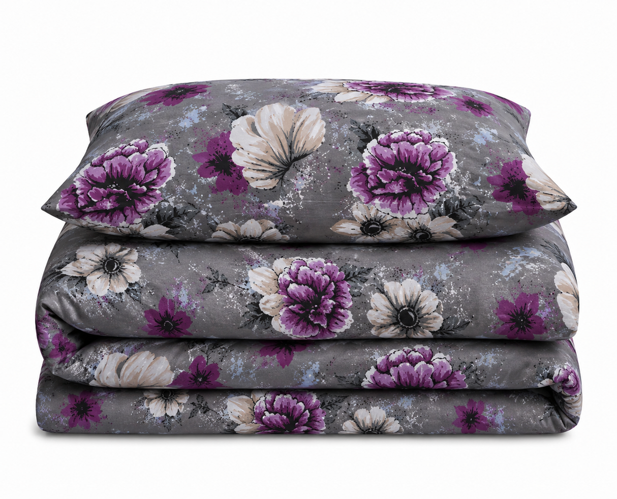 Velosso Cassia Floral Duvet Cover & Pillowcase Set