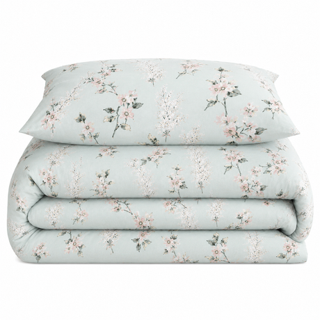 Florelle Sienna Floral Blossoms Duvet Cover and Pillowcase Set